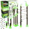 Marble Genius Marble Rails Starter Set, 200 Piece Marble Run for Kids 8+ (30 Marbles, 30 Rail Pieces, 12 Base Pieces & More), STEM, Full-Color Instructions, Great Holiday Gifts for Kids & Teens